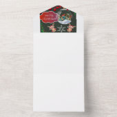 喜ばしいクリスマス オールインワン招待状 (内側)