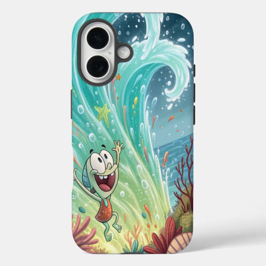 喜ばしいネオンの急増。 Case-Mate iPhoneケース (裏面)