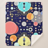 喜ばしいバブルの宇宙のビジョン シェルパブランケット (正面)