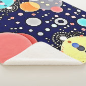 喜ばしいバブルの宇宙のビジョン シェルパブランケット (3/4)