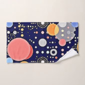 喜ばしいバブルの宇宙のビジョン バスタオルセット (ハンドタオル)