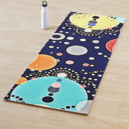 喜ばしいバブルの宇宙のビジョン ヨガマット