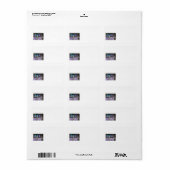 喜ばしい住所 シール (フルシート)