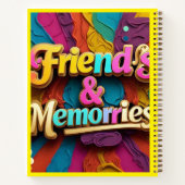 「喜ばしい友情の瞬間」 ノートブック (裏面)