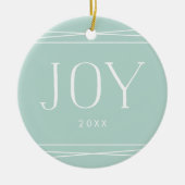 喜ばしい対称性 |両面フォト セラミックオーナメント (正面)