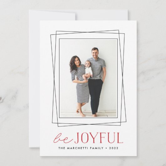 喜ばしい対称性 |休日の写真 シーズンカード (正面)