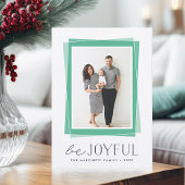 喜ばしい対称性 |写真モダンのクリスマス シーズンカード