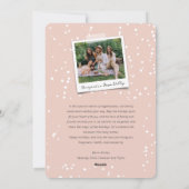 喜ばしい手書きスクリプトスタイリッシュクリスマスフォト シーズンカード (裏面)