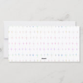 喜ばしい挨拶 | Pastel Holiday Lights 2写真 シーズンカード (裏面)