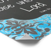 喜ばしい異音の聖句引用文 ポスター (角)