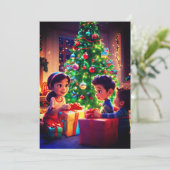 🎄 「喜ばしい瞬間:明るいCメリーをお願い サンキューカード (スタンド正面)