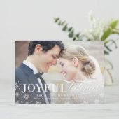 喜ばしい知り合いの新しい初めてのクリスマスカード シーズンカード (スタンド正面)