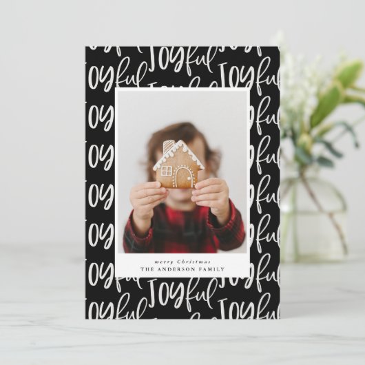 喜ばしい脚本1枚のフォトファミリーエレガントカラフル (スタンド正面)