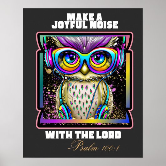 喜ばしい騒音をキリスト教の信仰に向ける ポスター (正面)