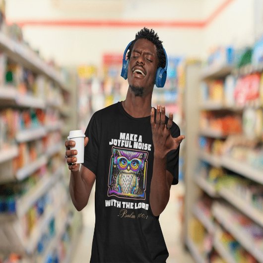 喜ばしい騒音をキリスト教の信仰に向ける Tシャツ