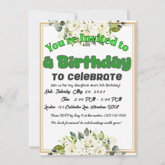 喜ばしい1年があなたに訪れますように！ 招待状