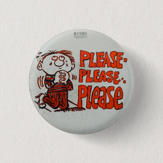 喜ばして下さい 缶バッジ (正面)