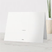 喜ばしモダンい台本赤のクリスマス写真コラージュ カード (裏面)