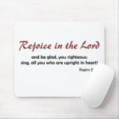 喜ばせて下さいで主(軽い背景) マウスパッド (マウス)