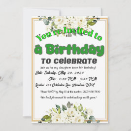 喜ばれる1年になりますように！ 招待状