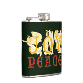 喜びおよび平和フラスコ フラスク (右)