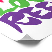 喜びが習慣である時の愛は反射である ポスター (角)