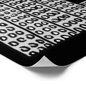 喜びでジャンプする ポスター (角)