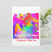 喜びで祝すよクリスマス シーズンカード (スタンド正面)