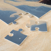 喜びとクリスマスの季節魔法 ジグソーパズル (側面)