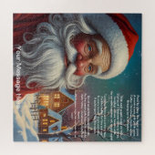 喜びとクリスマスの季節魔法 ジグソーパズル (横)