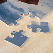 喜びとクリスマスの季節魔法 ジグソーパズル (側面)