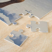 喜びとクリスマスの季節魔法 ジグソーパズル (側面)