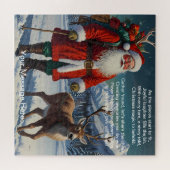 喜びとクリスマスの季節魔法 ジグソーパズル (横)