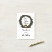 喜びと信じ出生パーソナライズされた ポストイット (デスク上)