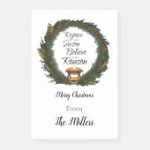 喜びと信じ出生パーソナライズされた ポストイット (正面)