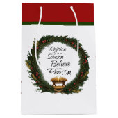 喜びと信じ出生 ミディアムペーパーバッグ (正面)