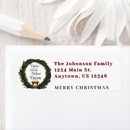 喜びと信じ出生 ラベル (インサイチュ)