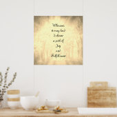 喜びと充実感 ポスター (キッチン)