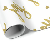 喜びと喜び喜び得と金ゴールドアート ラッピングペーパー (ロールコーナー)