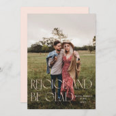 喜びと喜ぶ桃モダン桃 シーズンカード (正面/裏面)