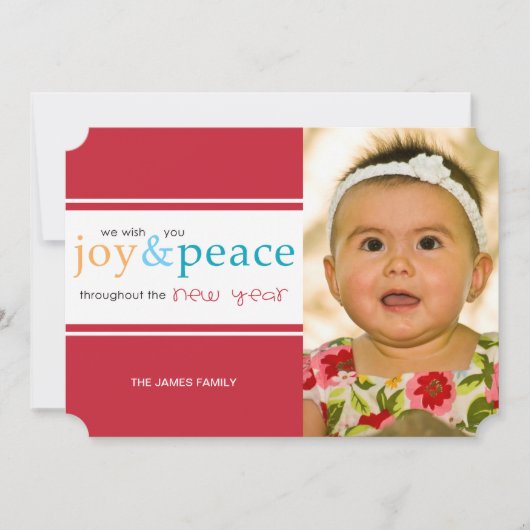 喜びと平和 シーズンカード (正面)