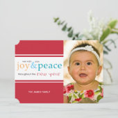 喜びと平和 シーズンカード (スタンド正面)