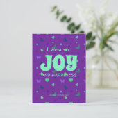 喜びと幸福の紫の緑 シーズンカード (スタンド正面)