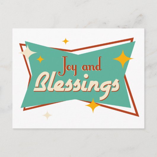 喜びと恵み シーズンポストカード (正面)