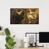 喜びと悲しみの鳥のポスタープリント ポスター (ホームオフィス)