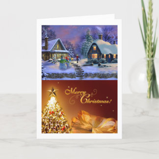 喜びと愛を広めるためのホリデーカード シーズンカード