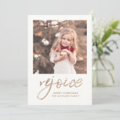 喜びと歓喜のクリーム色のルースト写真 シーズンカード (スタンド正面)