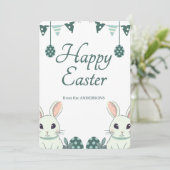 "喜びと祝：イースターがあなたを願う" シーズンカード (スタンド正面)