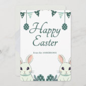 "喜びと祝：イースターがあなたを願う" シーズンカード (正面/裏面)