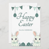 "喜びと祝：イースターがあなたを願う" シーズンカード (正面/裏面)
